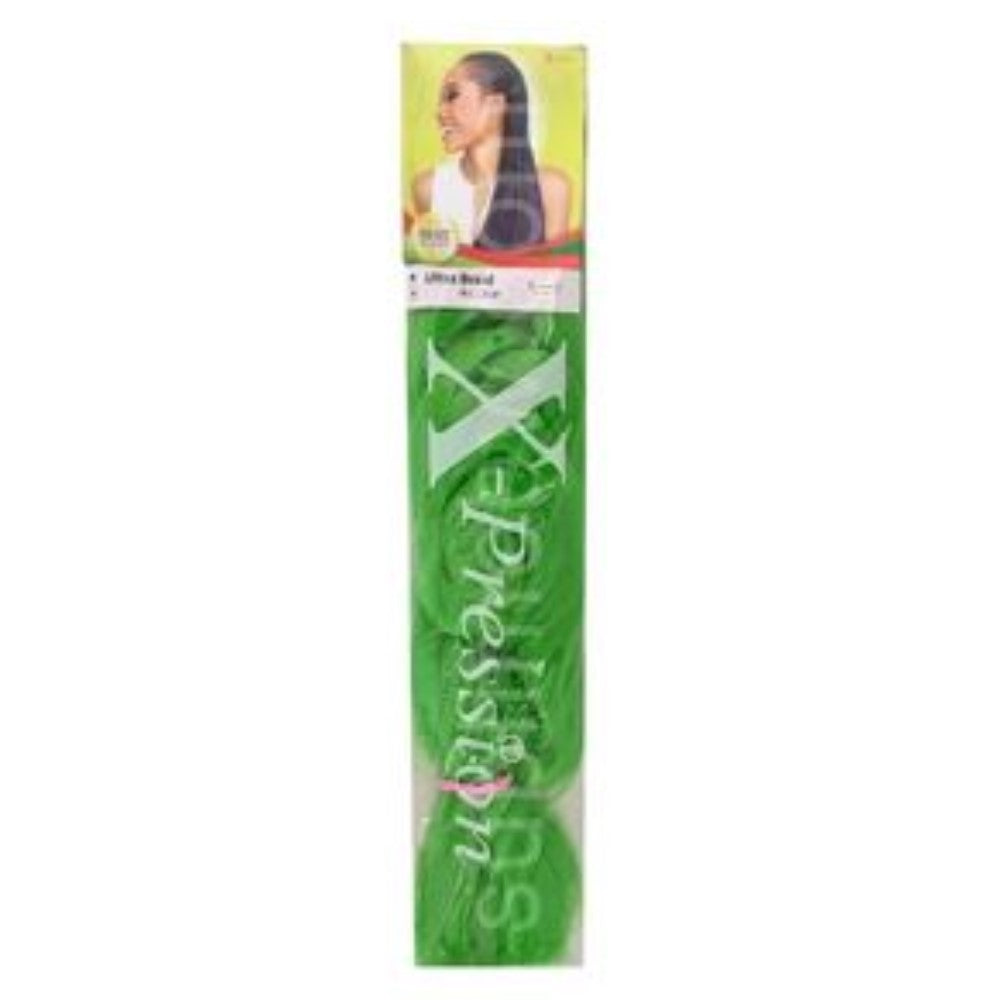 Hair extensions X-Pression Green