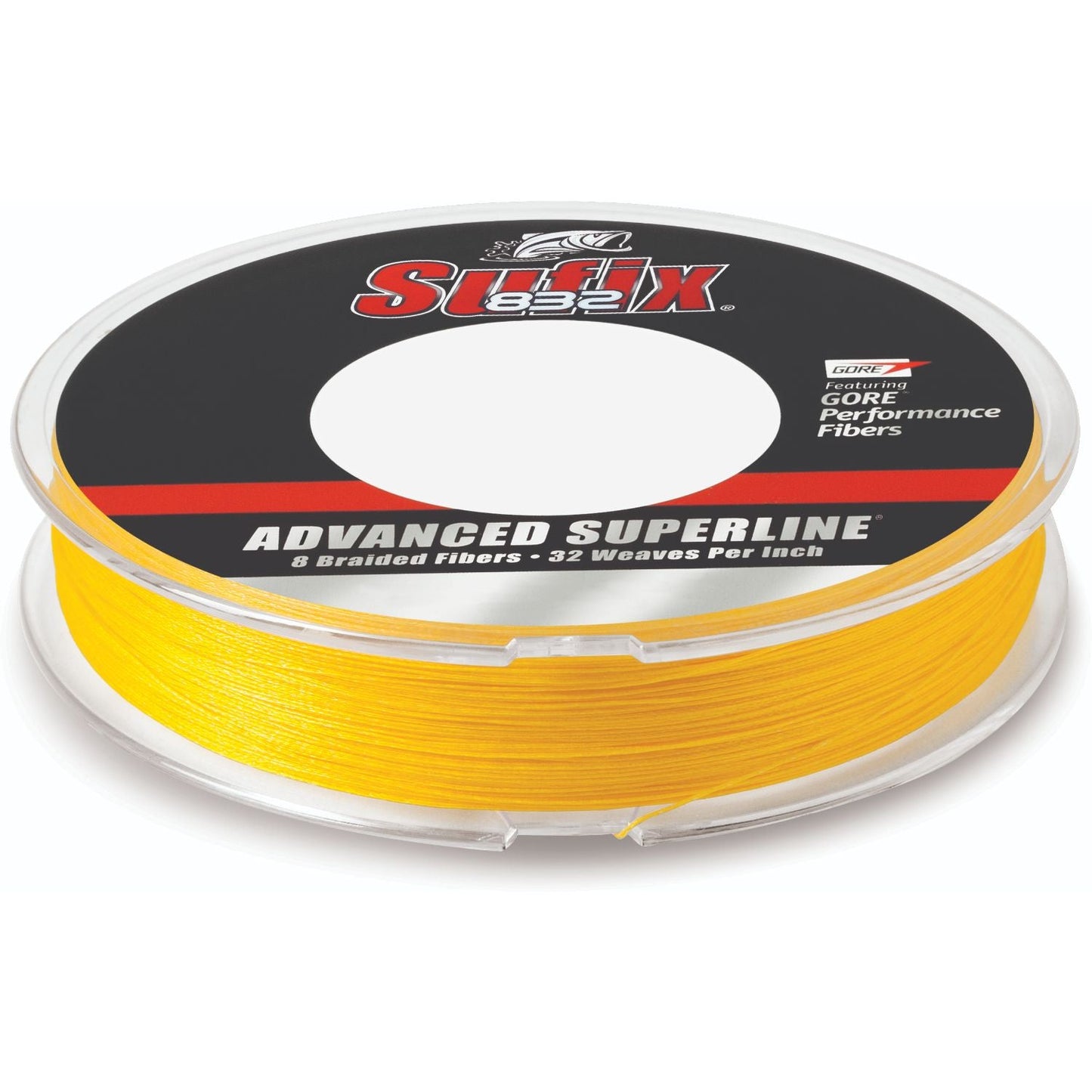 65LBS HiVis Yellow 300Yds Sufix Advanced Superline Braid