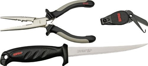 Ensemble De Pinces, Clipper Et Couteau À Filet De Pêche De Rapala, Avec Étui RTC-6P136C - Rona