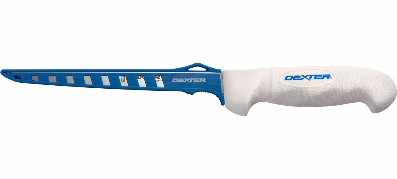 Dexter SG133-7EG Sofgrip 7in Flexible Narrow Fillet Knife W/Edge Guard