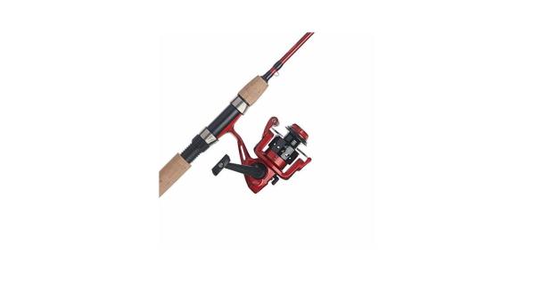 CWD2S-662MLCB 6 Ft. 6 in. Cherrywood Heavy Duty Medium Light Spinning Rod Combo - 2 Piece