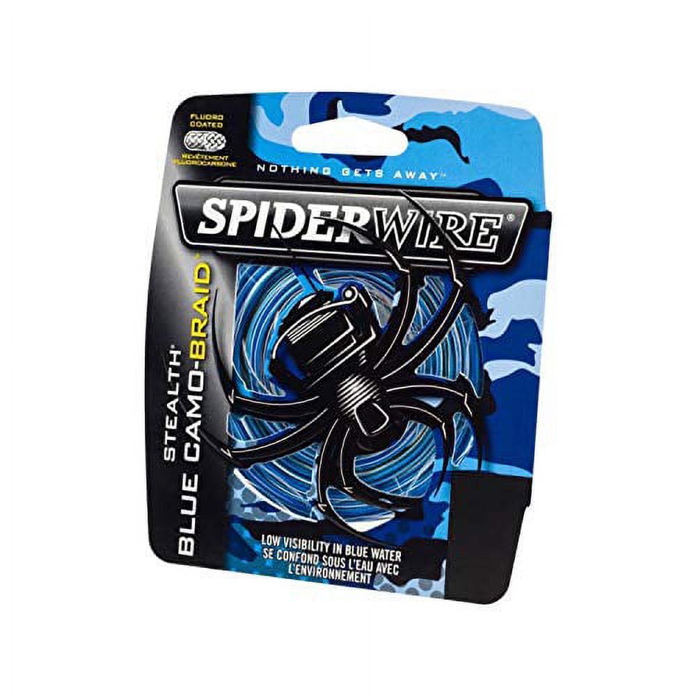SpiderWire Stealth? Superline, Blue Camo, 65lb | 29.4kg Fishing Line