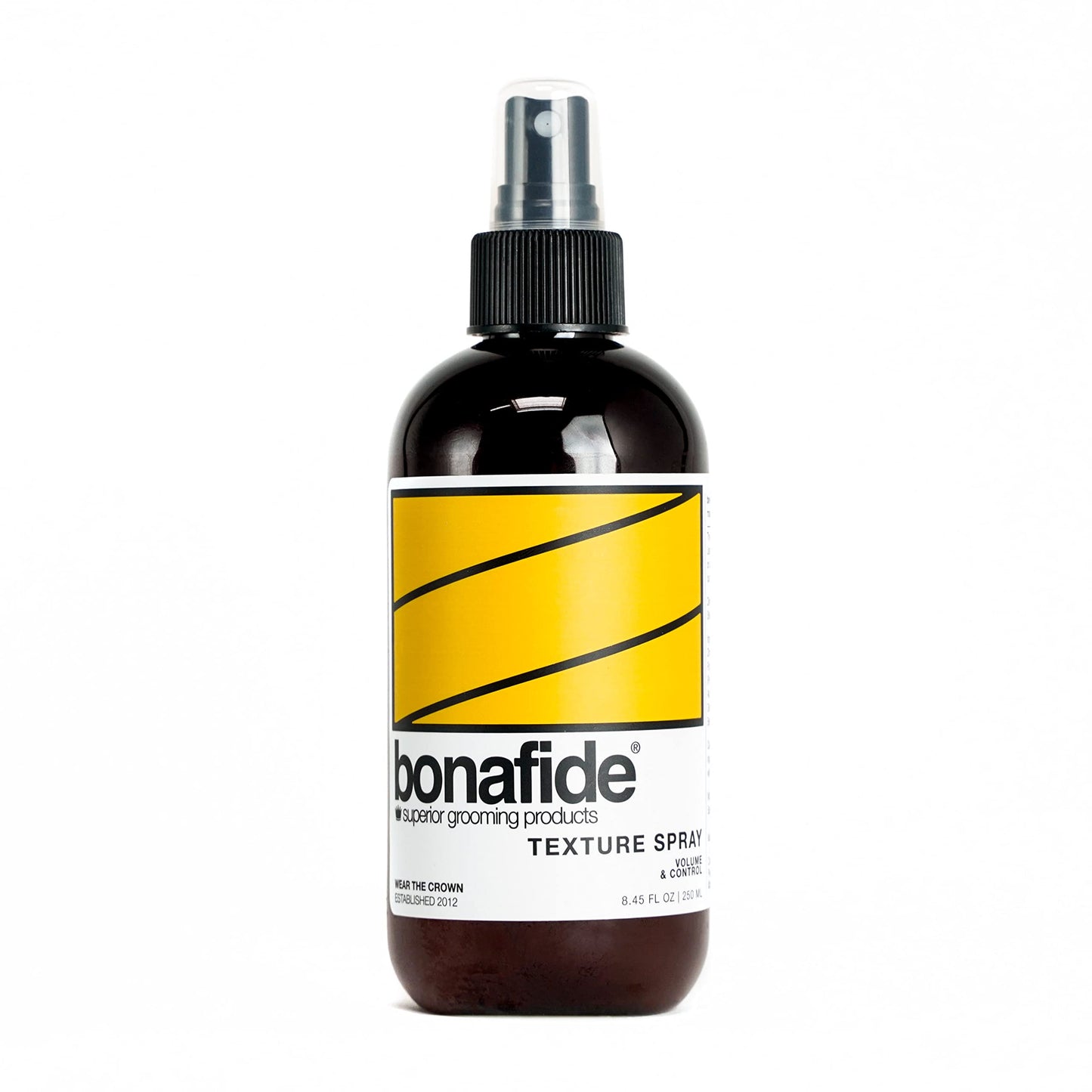 Bona Fide Pomade, Texture Spray, 8.45 oz.| Volumizing Texturizing Medium and Shine, Water-Based Formula, Non-Flaking, Light Grapefruit Fragrance