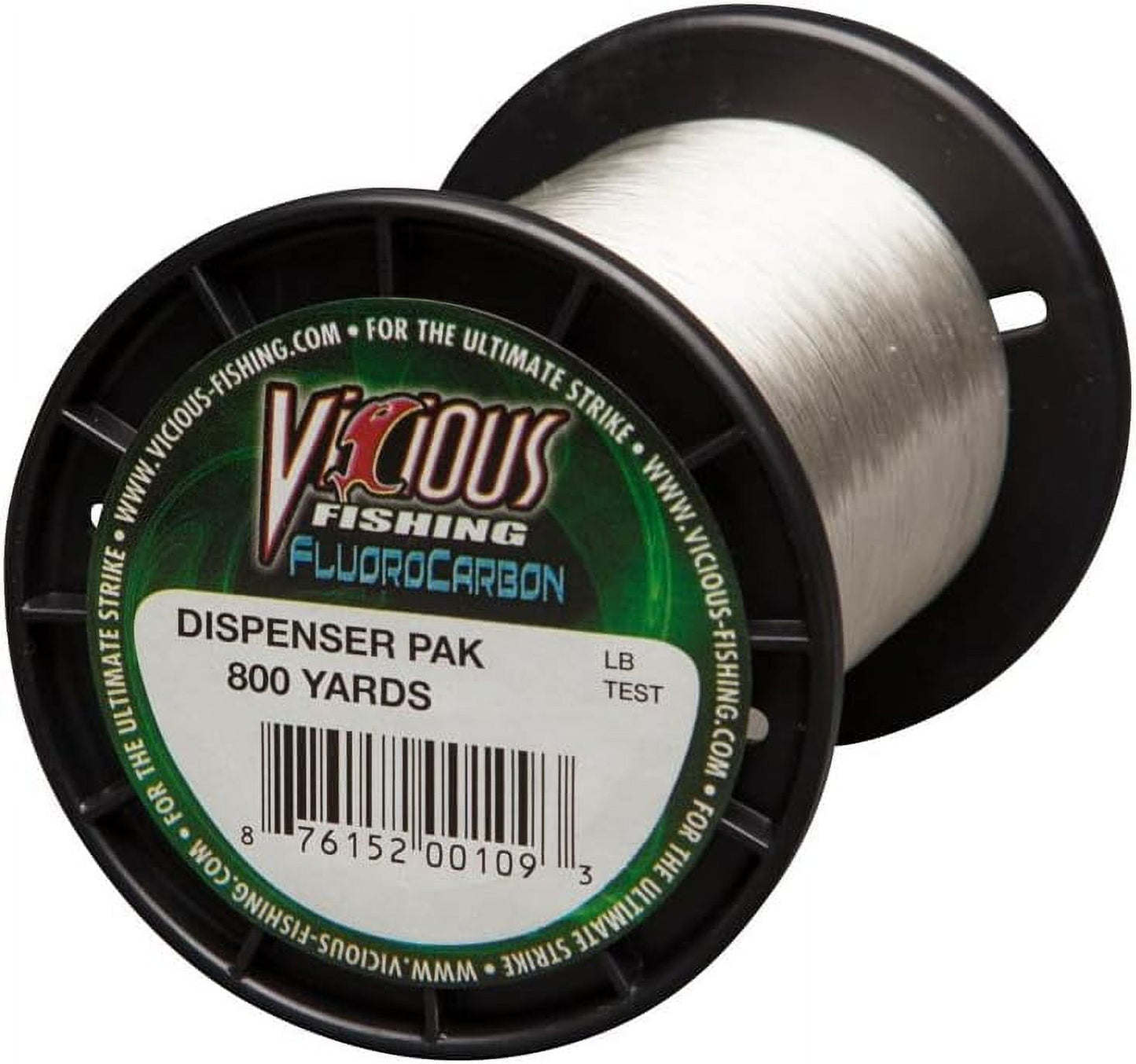 Vicious Fishing 100% Fluoro - 12LB, 800 Yards