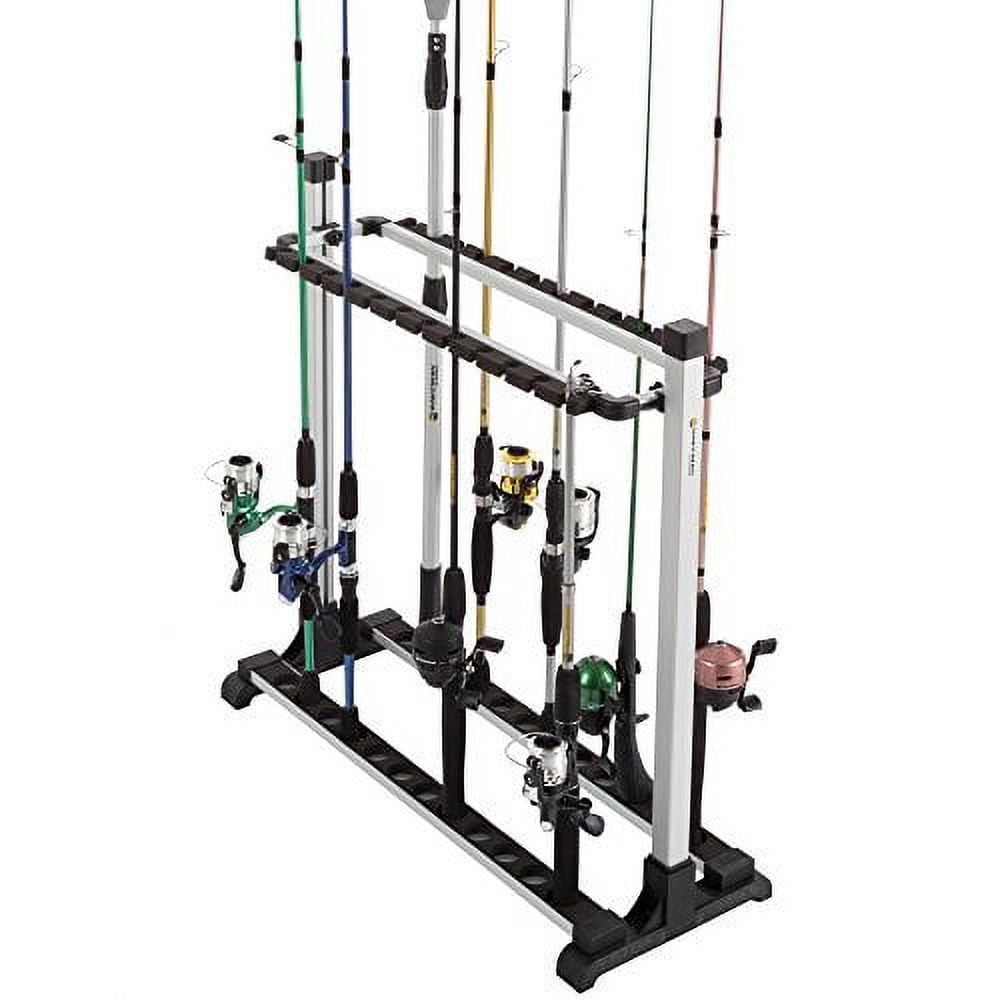 Wakeman Outdoors 80-FSH5023 Fishing Rod Rack - Aluminum