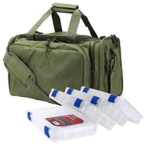 Osage River Deluxe Fishing Tackle Bag W/ 4 Med bx