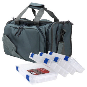 Osage River Deluxe Fishing Tackle Bag W/ 4 Med bx