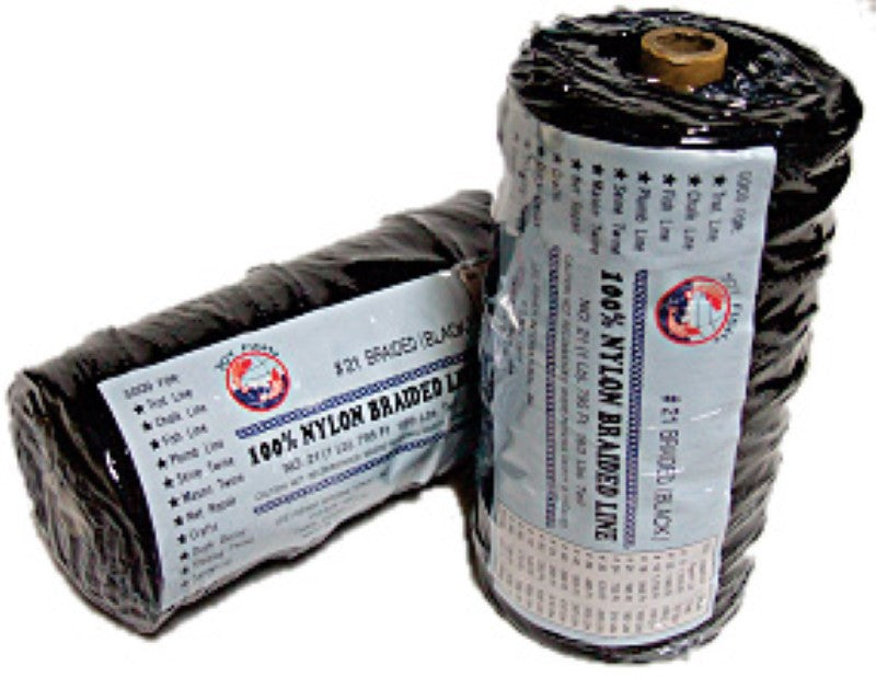 Black 370ft 280 Test Lee Fisher Size 48 1Lbs Braided Twine