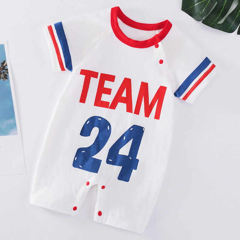 Spring Fling Cotton Short Romper