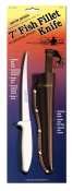 Dexter Russell S133N-7C SANI-SAFE 7 Fillet Knife W/ Polypropylene White Handle, Carbon Steel