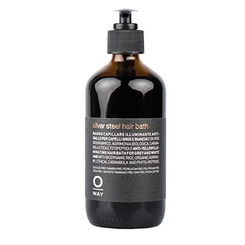 OWAY Silver Steel Hair Bath Shampoo 8 oz