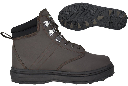 Compass 360 by SJK Stillwater II? Cleated Wading Shoes 11 Dark Brown