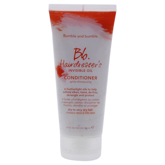 Hairdressers Invisible Oil Conditioner by Bumble and Bumble for Unisex 6.7 oz Conditioner