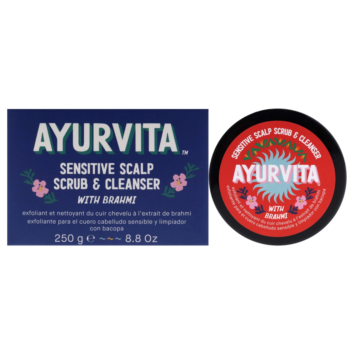 Brahmi Sensitive Scalp Scrub and Cleanser