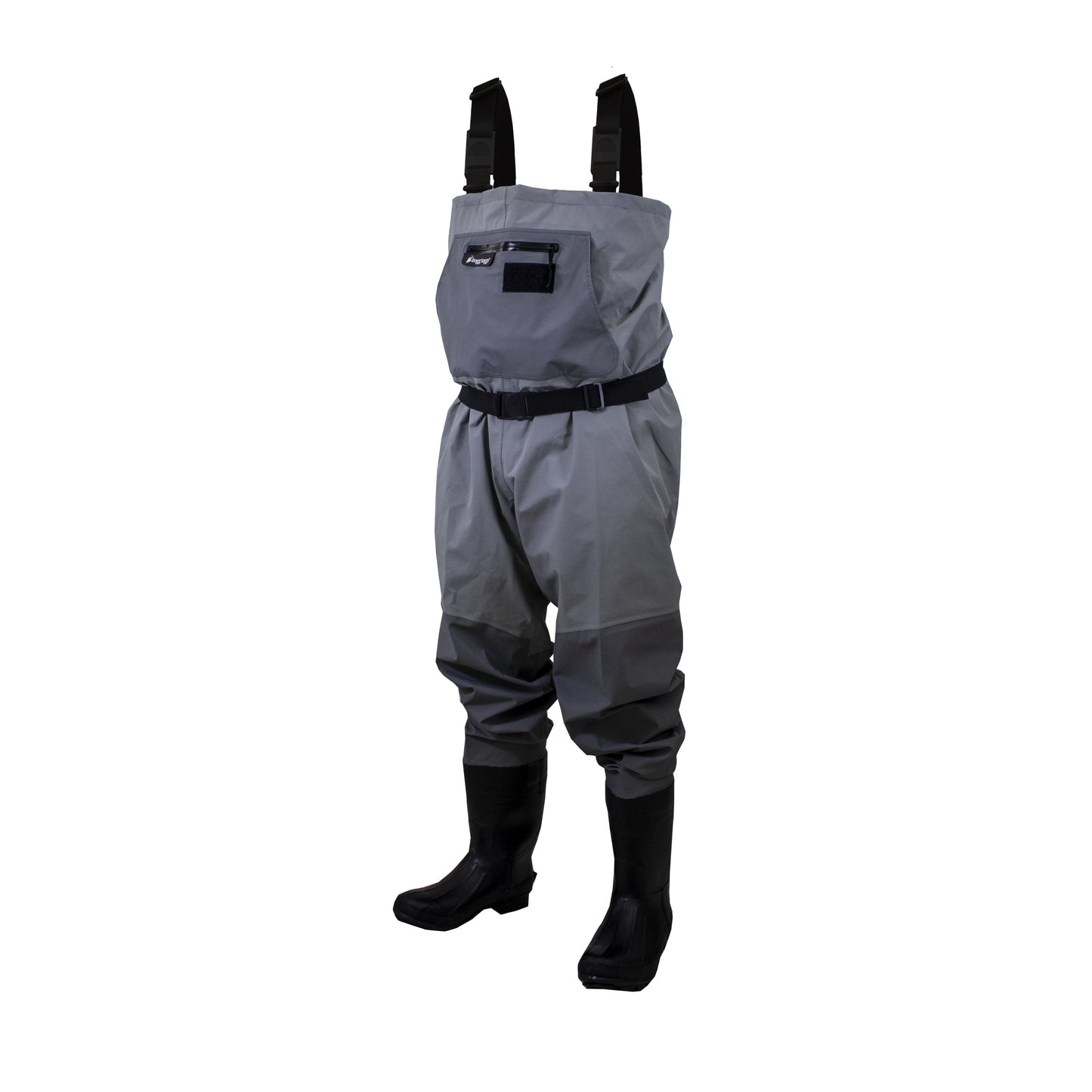 Men's Hellbender PRO Bootfoot Felt Sole Chest Wader | Gray | Size 8