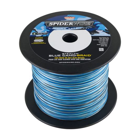 SpiderWire Stealth? Superline, Blue Camo, 65lb | 29.4kg Fishing Line