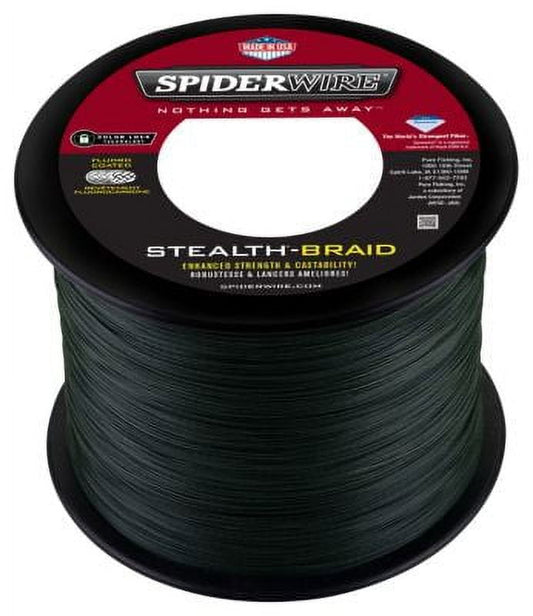 SpiderWire Stealth? Superline, Moss Green, 80lb | 36.2kg Fishing Line