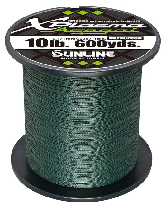 Sunline Xplasma Asegai Green Braided Line 600 Yards