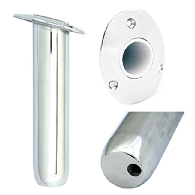 Tigress 88537 9 in. 0 deg Oval Head Closed Base Rod Holder