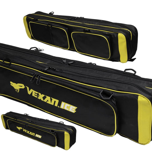 Vexan Ice Fishing Rod & Tackle Bag 36' Soft Case (Yellow)