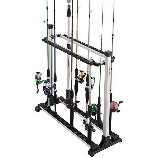 Wakeman Outdoors 80-FSH5023 Fishing Rod Rack - Aluminum
