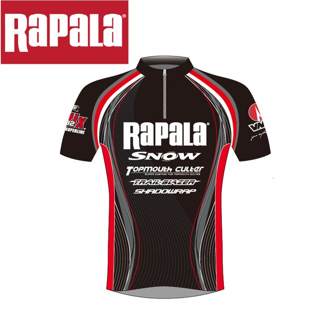 Short Sleeve Quick-drying Anti-UV Rapala Fishing Shirt