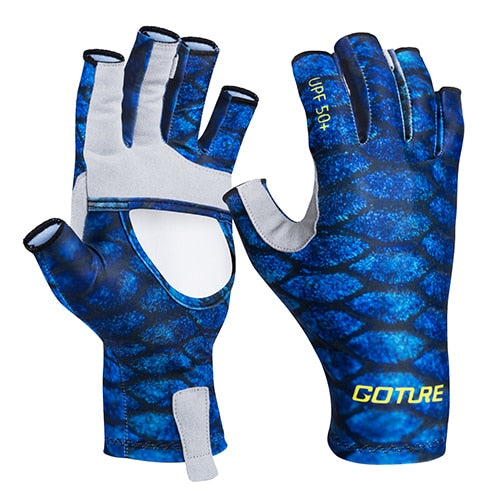 Goture 50+ Sun UV Protection Men's Fingerless Gloves