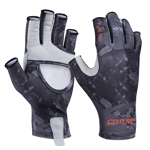 Goture 50+ Sun UV Protection Men's Fingerless Gloves