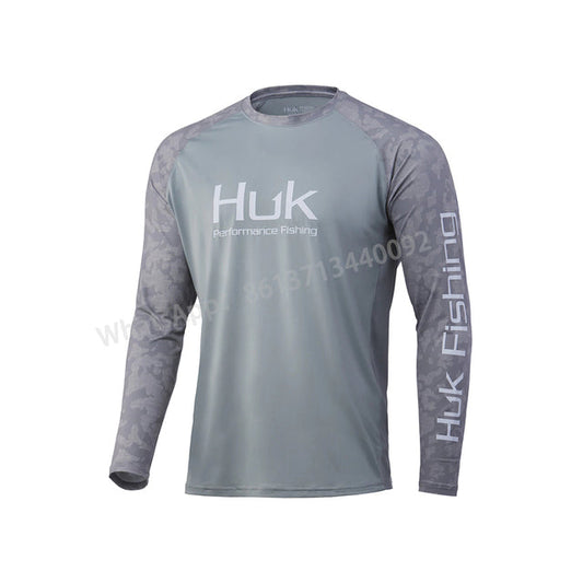 Fishing Shirts Long Sleeve Uv Protection Fishing T-shirt Men Fishing Wear Anti-uv Breathable Coat Summer Custom Fishing Shirt