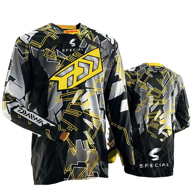 2022 Daiwa Men's Outdoor Fishing Clothing Quick Drying UV Protection Clothing Breathable Long Sleeve Shirt