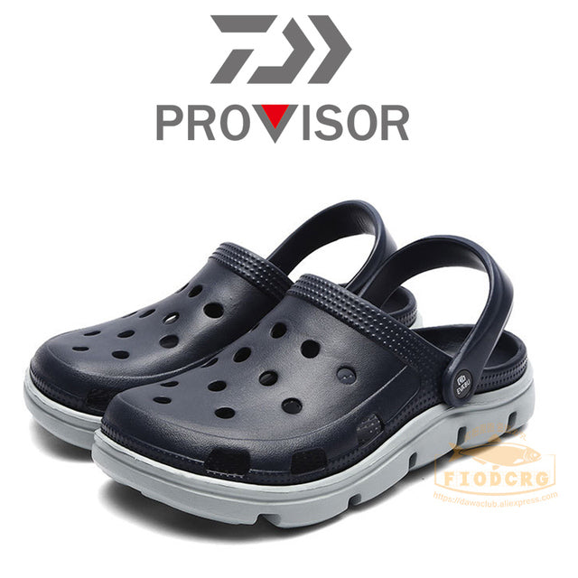 2022 New Fishing Slippers Summer Beach Men Sandals Rubber Flat Breathable Shoes Outdoor Fishing Shoes Fishing Sandals